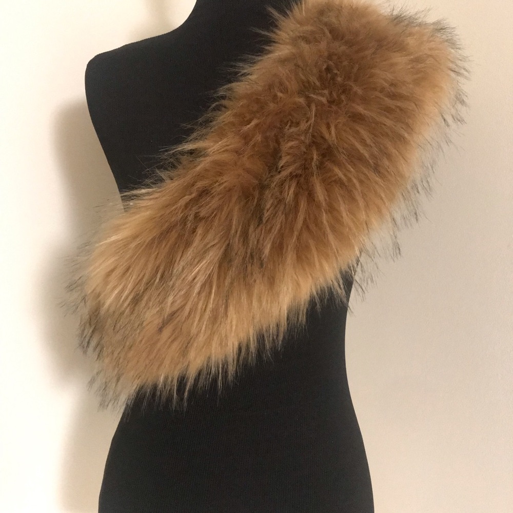 Faux Fur Shaw